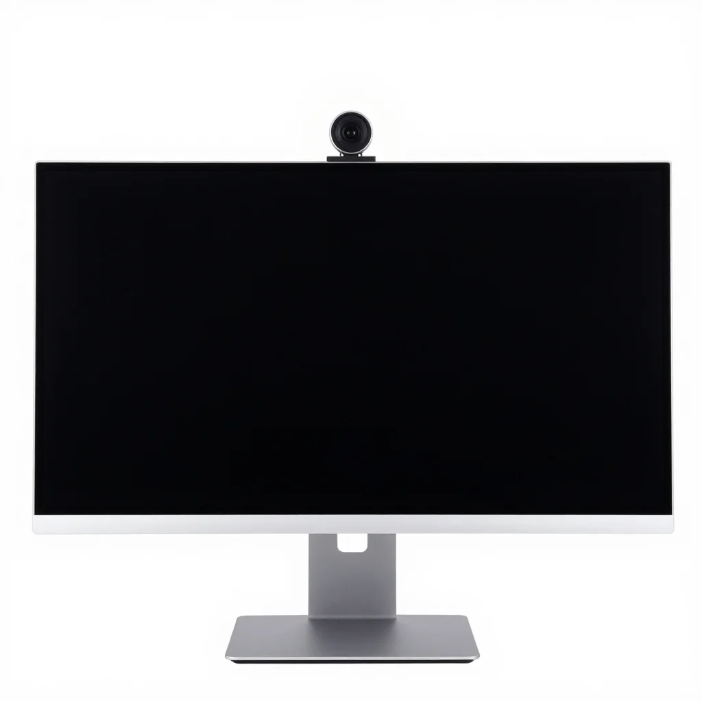Eclipse 24-Inch High-Resolution Monitor with Built-In Webcam for Professional Video Conferencing
