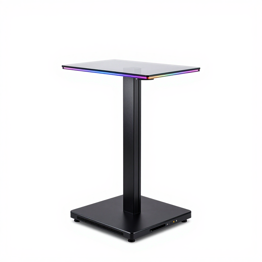 Chronos Gaming Console Stand with Adjustable Height and Premium Design