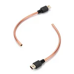Copper USB-C to USB-C Cable with Retro Industrial Design - 2